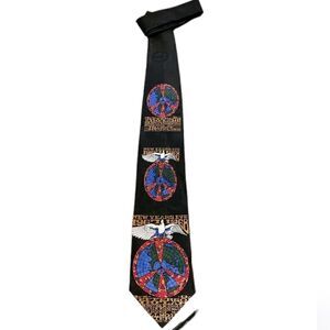 NWT Fillmore Poster Tie White Bird NYE '67-68 Bill Graham #100 100% Silk